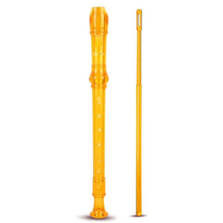 Sopran Descant Recorder-8 Hålflöjt med / Rengöringsstångpåseinstruktion